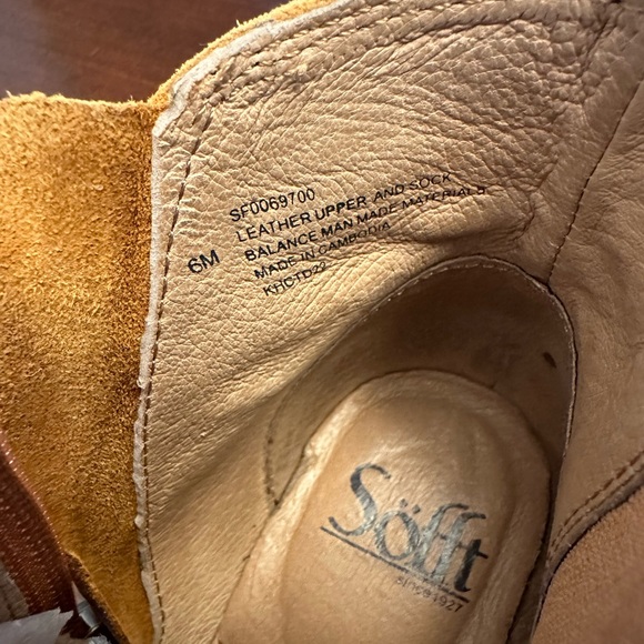 Soffit Barina Zip Up Chelsea boots - honey, size 6 - Picture 7 of 8